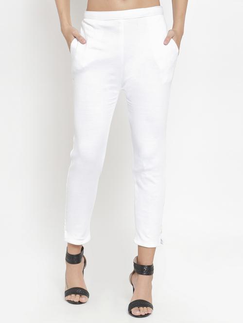 high rise flat front trousers trouser - 16728391 - Very Small Image - 1