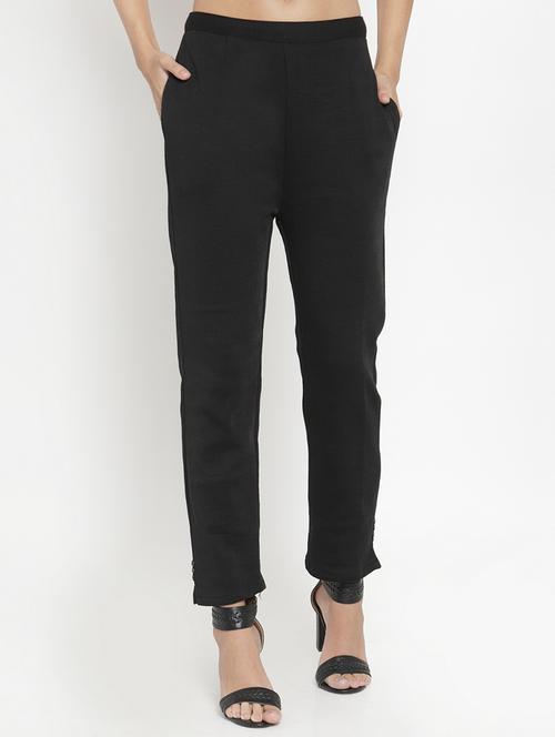high rise flat front trousers trouser - 16728392 - Very Small Image - 1
