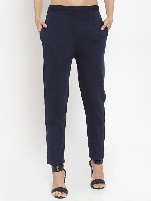 high rise flat front trousers trouser - 16728393 - Very Small Image - 1