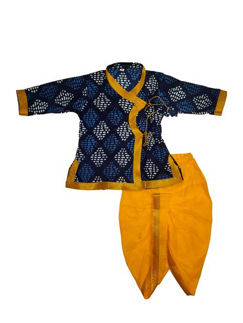 yellow cotton kurta sets - 16728488 - Very Small Image - 1