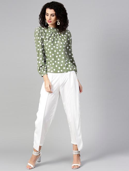 polka dot top with trouser set - 16728772 - Very Small Image - 1