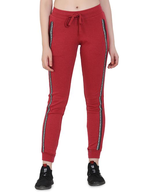 drawstring waist solid track pant - 16729818 - Very Small Image - 1