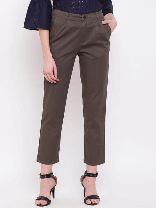 high rise pleated trouser - 16730432 - Very Small Image - 1