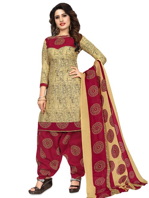 printed unstitched suit - 16730757 - Very Small Image - 1
