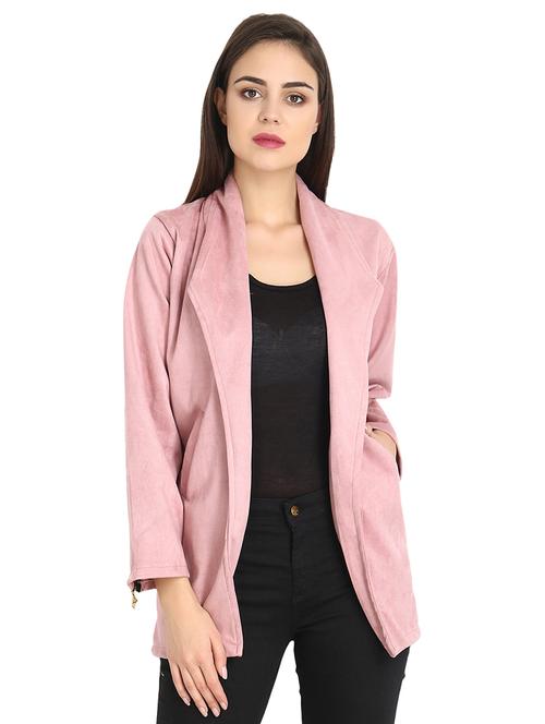 pocket slit long sleeved coatigan coat - 16730818 - Very Small Image - 1