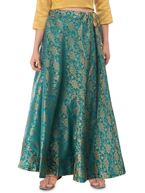 self design flared skirt - 16734131 - Very Small Image - 1