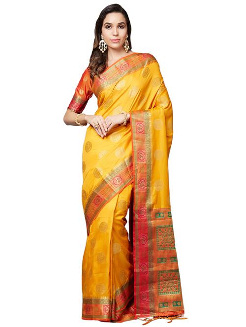 floral paithani saree with blouse - 16734286 - Very Small Image - 1
