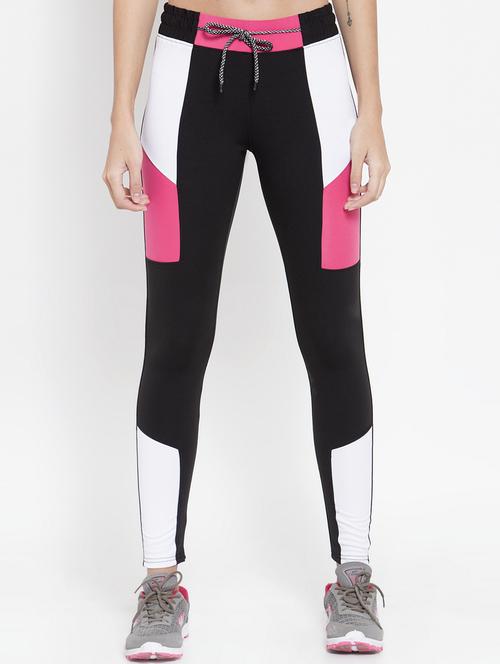 color block high rise track pant - 16735650 - Very Small Image - 1
