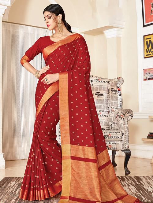 self design woven saree - 16736439 - Very Small Image - 1
