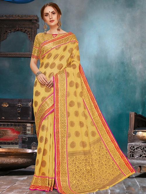 self design woven saree - 16736551 - Very Small Image - 1