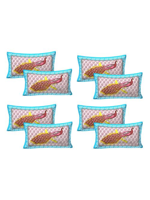 cotton multicolor pillow covers 4 sets (8 pieces) - 16736801 - Very Small Image - 1