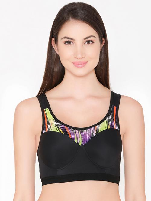 round neck sports bra - 16737134 - Very Small Image - 1