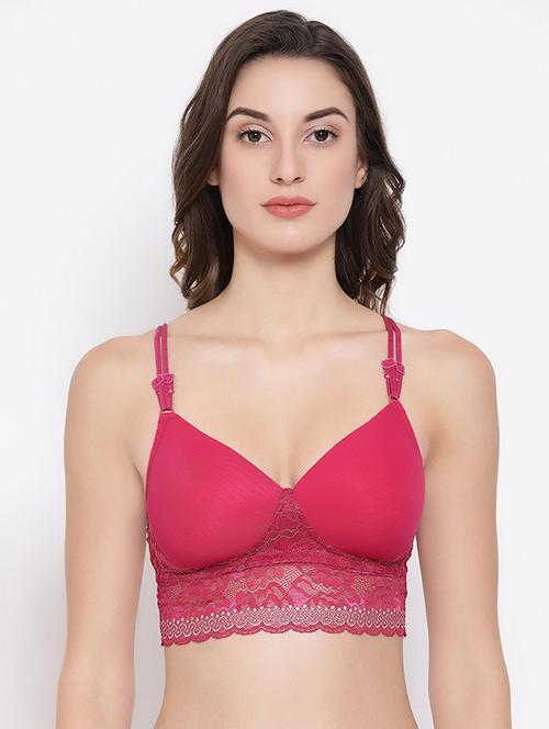 lace detail bralette bra - 16737140 - Very Small Image - 1