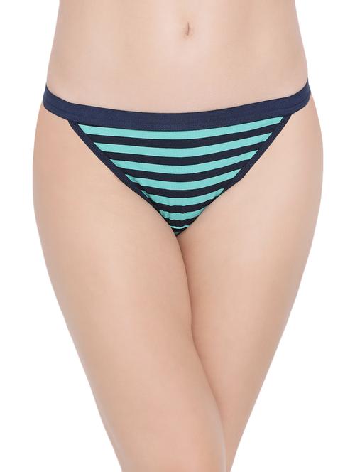 low rise striped bikini panty - 16737173 - Very Small Image - 1