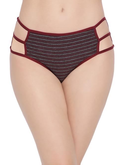 mid rise striped hipster panty - 16737191 - Very Small Image - 1