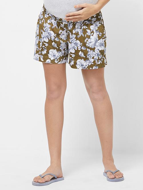 low rise floral maternity wear - 16737344 - Very Small Image - 1