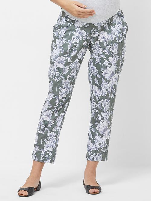 low rise floral maternity wear pajama - 16737349 - Very Small Image - 1