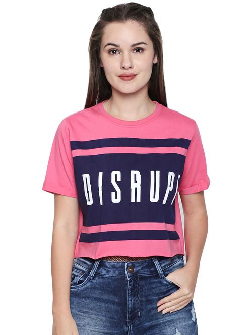 crew neck quirky print tee - 16737502 - Very Small Image - 1