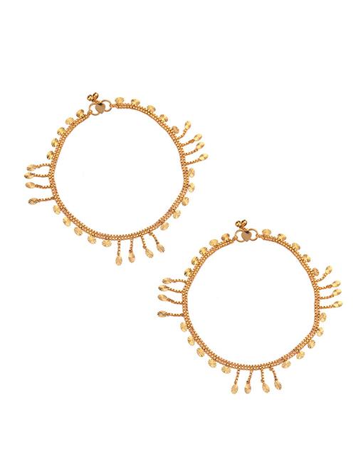 gold metal payal - 16737577 - Very Small Image - 1