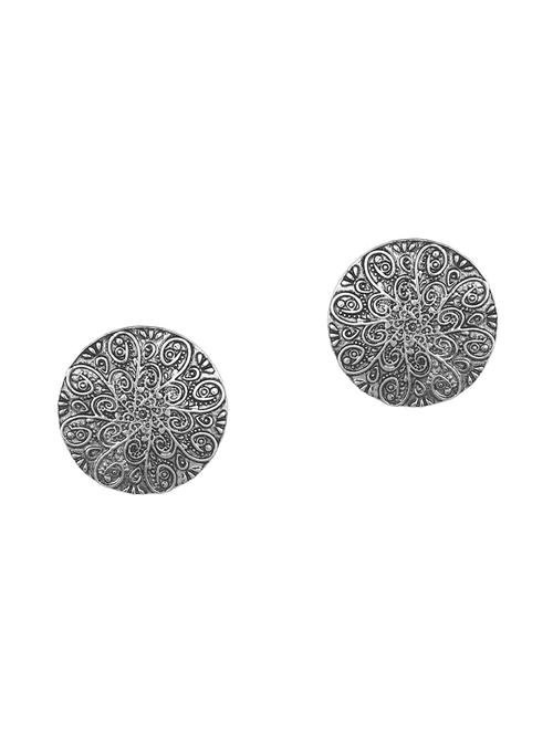 silver metal studs earring - 16737624 - Very Small Image - 1