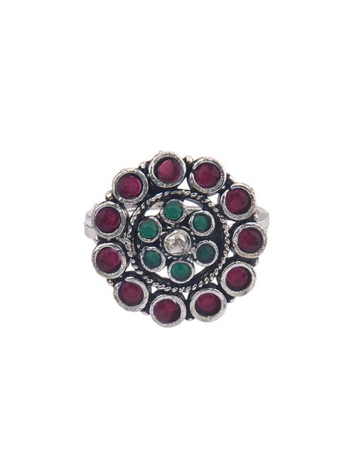 multi colored metal finger ring - 16737679 - Very Small Image - 1