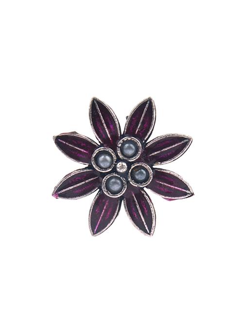 pink metal finger ring - 16737681 - Very Small Image - 1