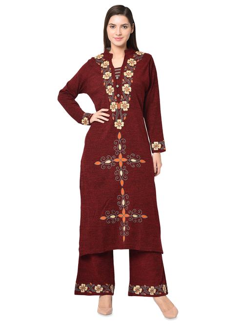 embroidered woolen set - 16738286 - Very Small Image - 1
