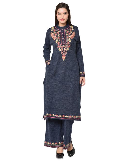 embroidered woolen set - 16738292 - Very Small Image - 1