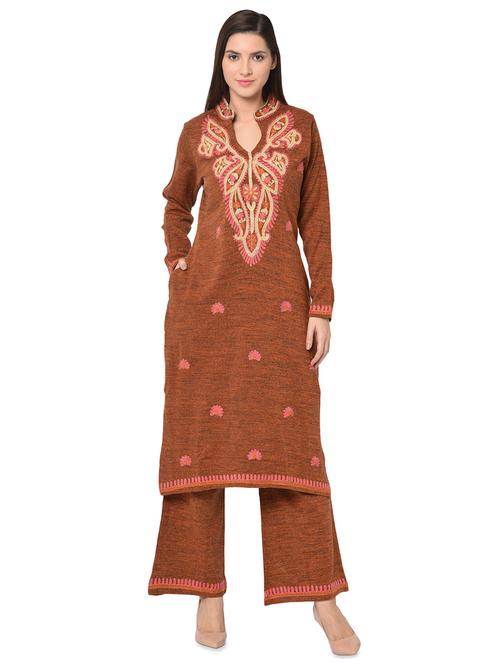 embroidered woolen set - 16738312 - Very Small Image - 1