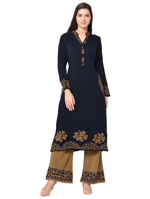 embroidered woolen set - 16738317 - Very Small Image - 1