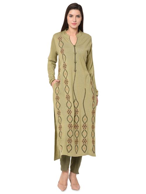 embroidered woolen set - 16738321 - Very Small Image - 1