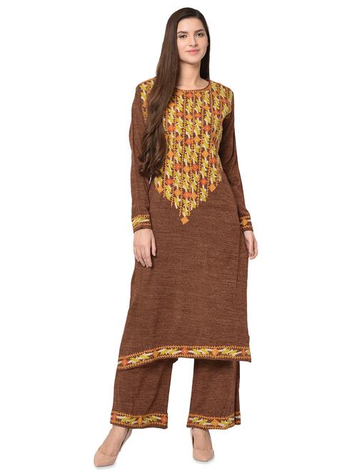 embroidered woolen set - 16738326 - Very Small Image - 1