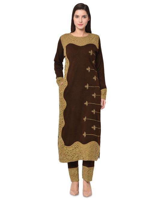 embroidered woolen set - 16738330 - Very Small Image - 1
