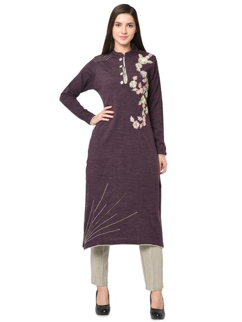 embroidered woolen set - 16738350 - Very Small Image - 1