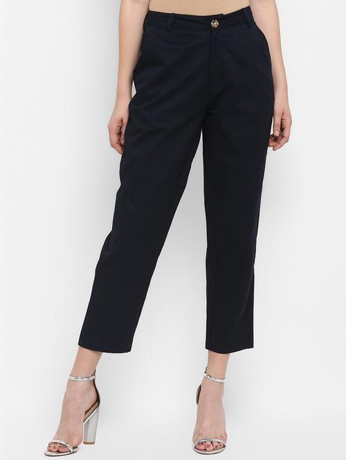 pocket detail flat front trouser - 16738440 - Very Small Image - 1