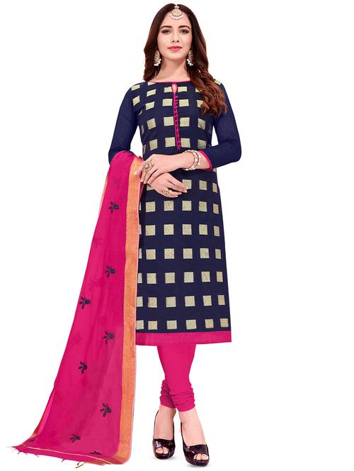 embroidered unstitched suit - 16738716 - Very Small Image - 1