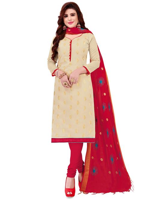 embroidered unstitched suit - 16738721 - Very Small Image - 1