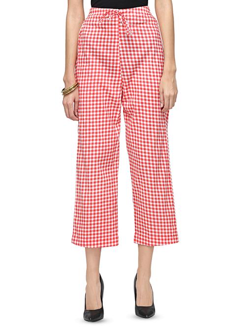 high rise drawstring crop trouser - 16738854 - Very Small Image - 1