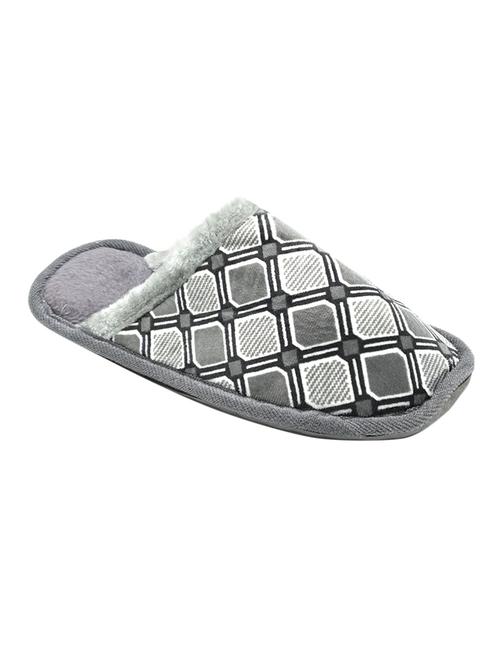 grey fabric slip on mules - 16739241 - Very Small Image - 1