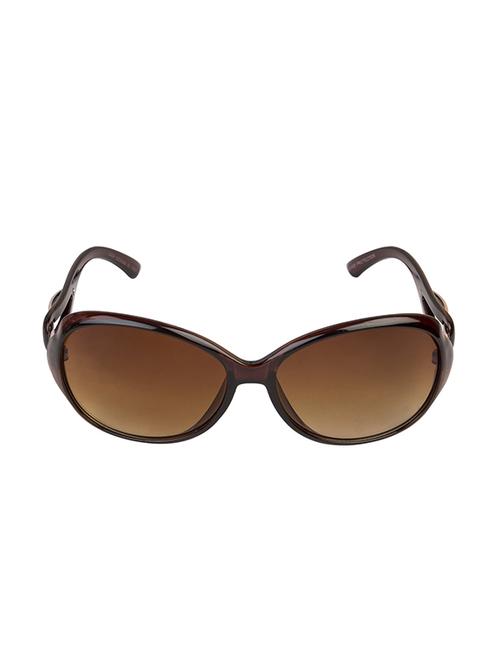 vespl brown full rim oversized uv protected medium (size-60) sunglasses - v-6132 - 16740741 - Very Small Image - 1