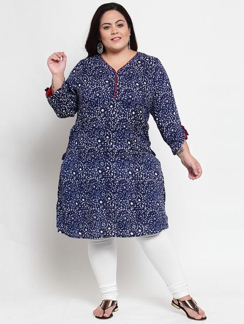 indigo straight kurta - 16740881 - Very Small Image - 1