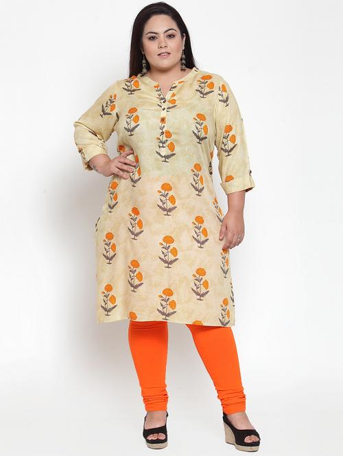 floral straight kurta - 16740897 - Very Small Image - 1