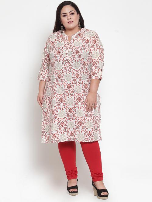 ethnic motif straight kurta - 16740898 - Very Small Image - 1