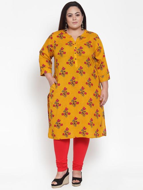 floral straight kurta - 16740905 - Very Small Image - 1