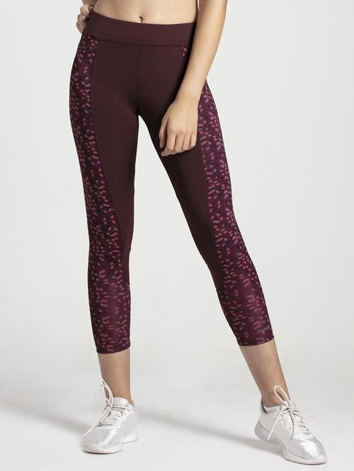 high rise geometric print legging - 16742178 - Very Small Image - 1