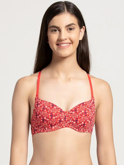 styled back lightly padded t-shirt bra - 16742454 - Very Small Image - 1