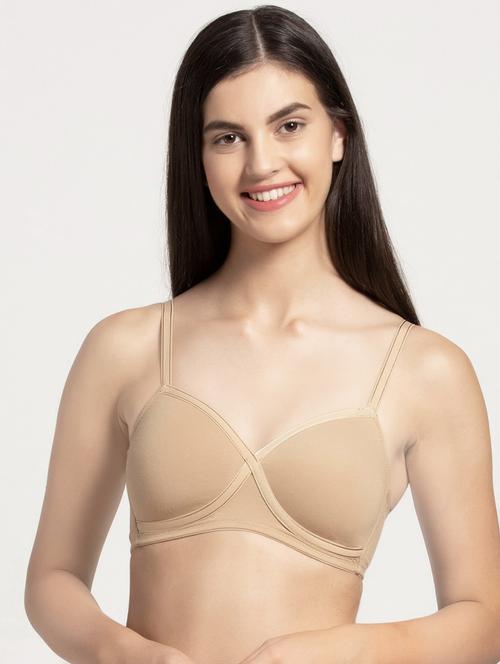 lightly padded solid bra - 16742707 - Very Small Image - 1