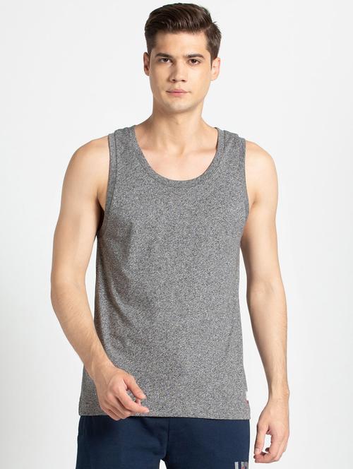 grey melange vest - 16742912 - Very Small Image - 1
