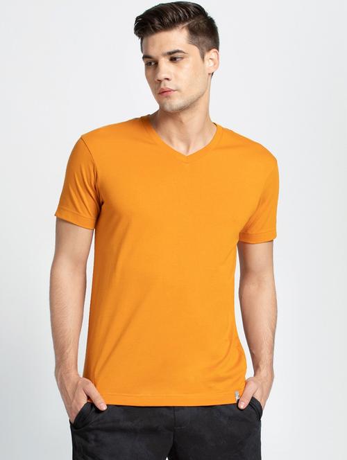 orange solid t-shirt - 16743028 - Very Small Image - 1