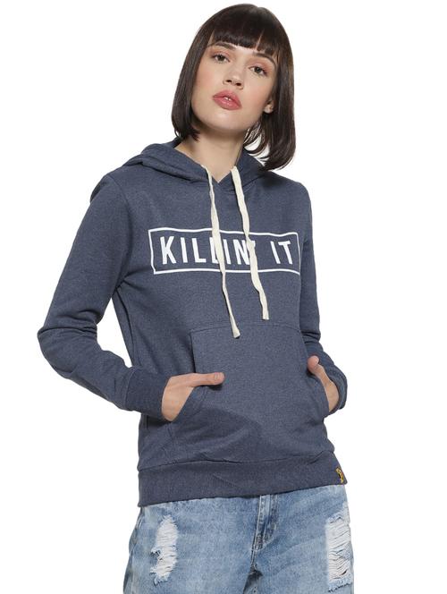 women's chest print sweatshirt - 16746453 - Very Small Image - 1